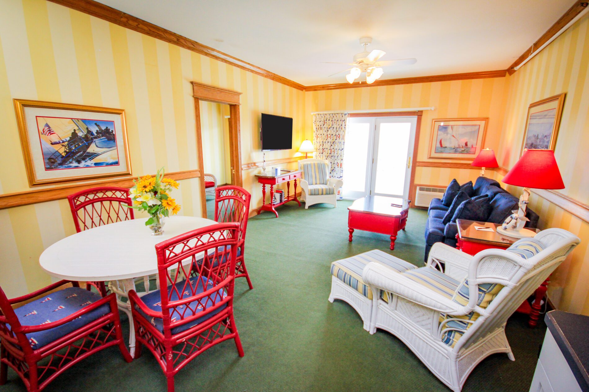 Waterfront guest room at the Chippewa Hotel Waterfront on Mackinac Island