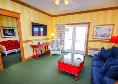 Waterfront guest suite at the Chippewa Hotel Waterfront on Mackinac Island