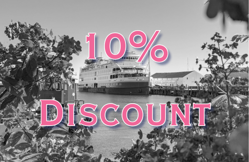 Ten Percent Discount Graphic- Chip and Lilac Tree